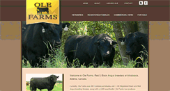 Desktop Screenshot of olefarms.com